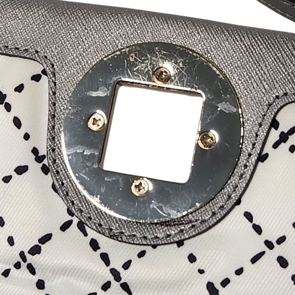 kate spade New York | Newberry Lane Sally Leather Crossbody | Metallic Silver - Picture 11 of 16